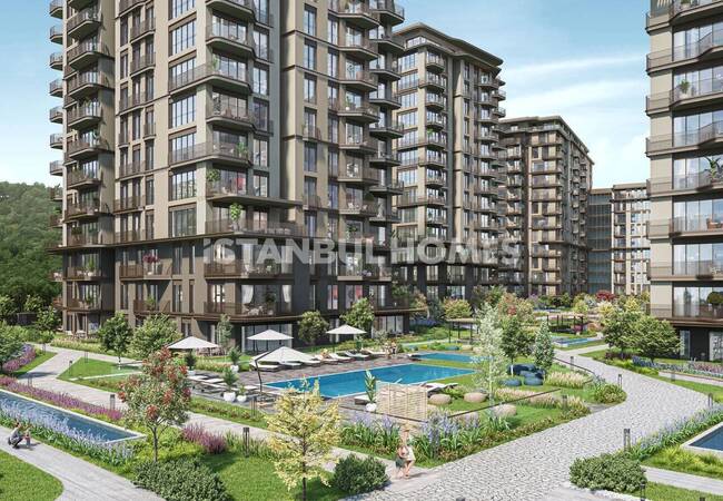 آپارتمان های شیک در یک پروژه با امکانات رفاهی در ساریر استانبول 5