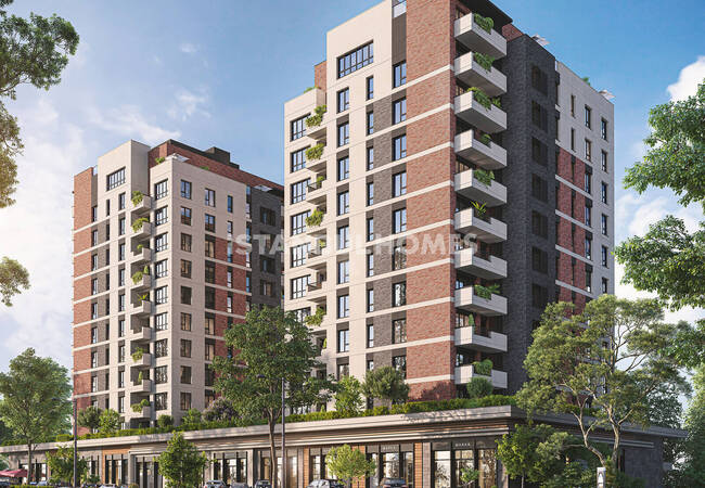 Flats in a Complex with Pool in Bagcilar Istanbul 2