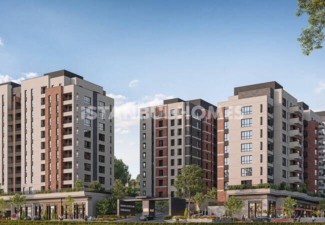 Flats in a Complex with Pool in Bagcilar Istanbul 5