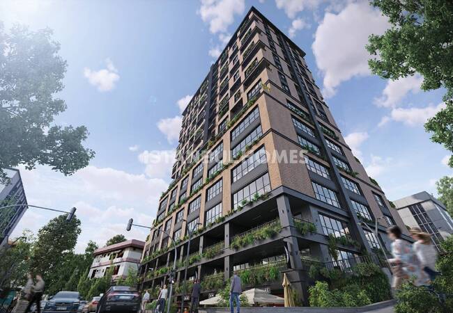 Квартиры в охраняемом комплексе возле метро в Стамбуле, Аташехир 1