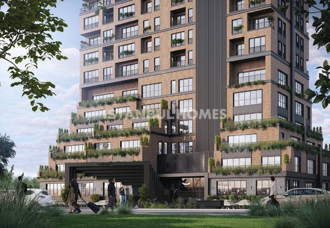 Квартиры в охраняемом комплексе возле метро в Стамбуле, Аташехир 5