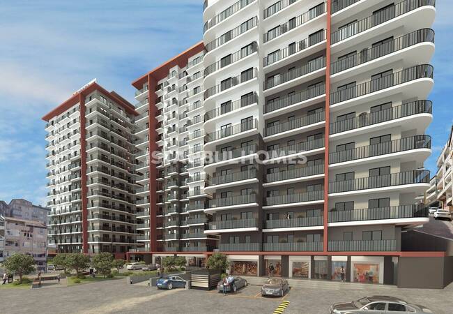 İstanbul Kağıthane'de Şehir Manzaralı Havuzlu Lüks Daireler 1