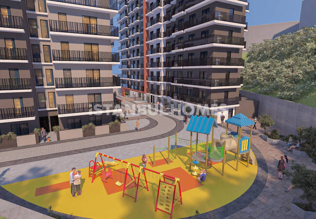 İstanbul Kağıthane'de Şehir Manzaralı Havuzlu Lüks Daireler 2