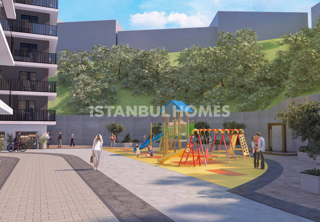 İstanbul Kağıthane'de Şehir Manzaralı Havuzlu Lüks Daireler 5