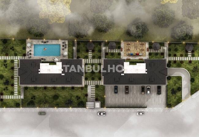 伊斯坦布尔 Eyüpsultan 带泳池的城市景观公寓 7
