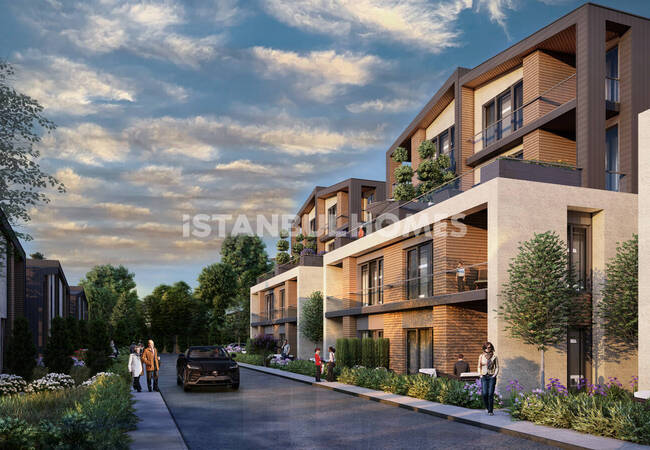 Detached Twin Homes Project in Başakşehir Bahçeşehir