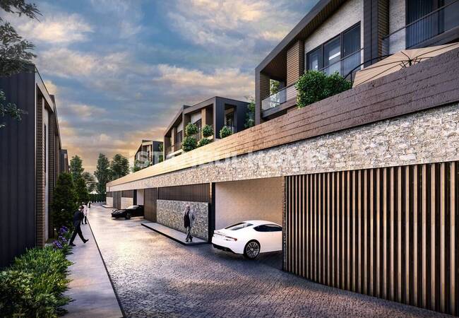 Detached Twin Homes Project in Başakşehir Bahçeşehir 3