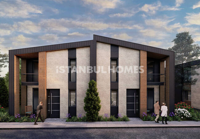 Detached Twin Homes Project in Başakşehir Bahçeşehir 4