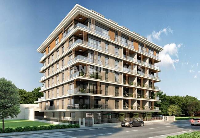 آپارتمان با معماری افقی و منظره دریا در üsküdar 2
