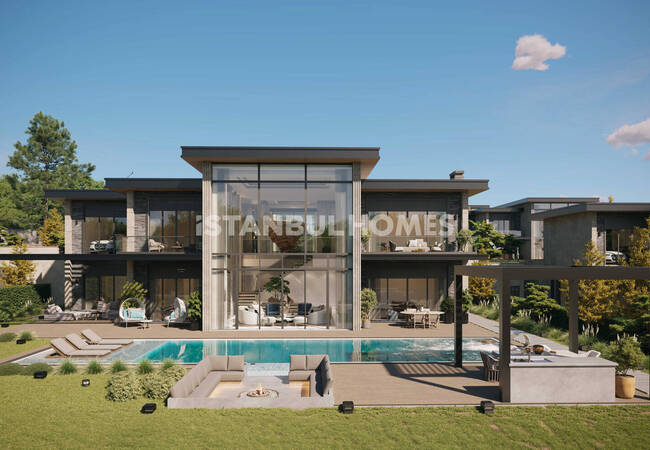 Häuser Mit Privaten Pools Und Gärten In İstanbul Büyükçekmece