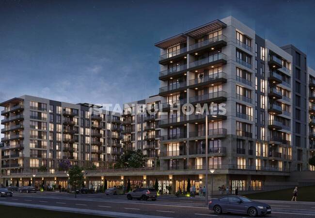 آپارتمان‌های مشرف به دریاچه با استخر و پارکینگ در استانبول آوجیلار 1