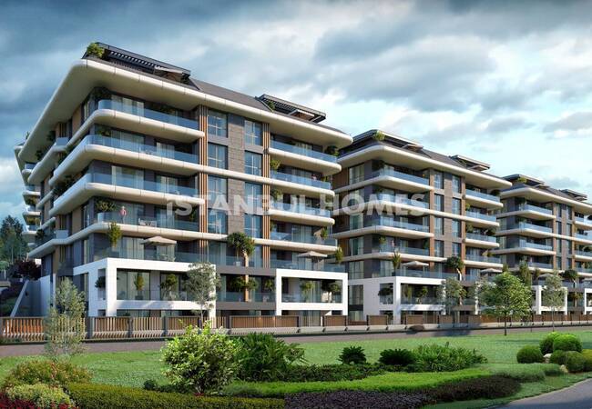 Elegante Wohnungen In Einer Anlage Mit Hallenbad In İstanbul 3