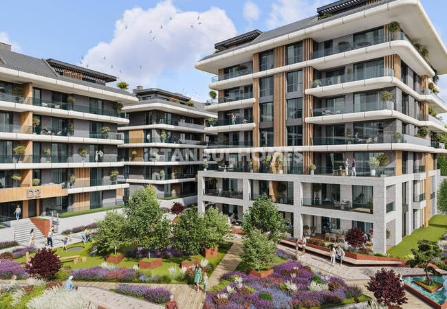 Elegante Wohnungen In Einer Anlage Mit Hallenbad In İstanbul 2