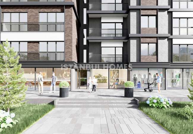 Flats with Gym and Parking Lot in İstanbul Zeytinburnu 4