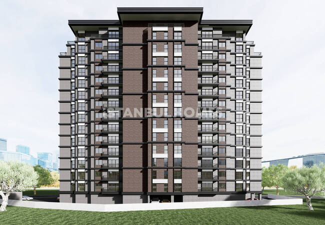 Flats with Gym and Parking Lot in İstanbul Zeytinburnu 1