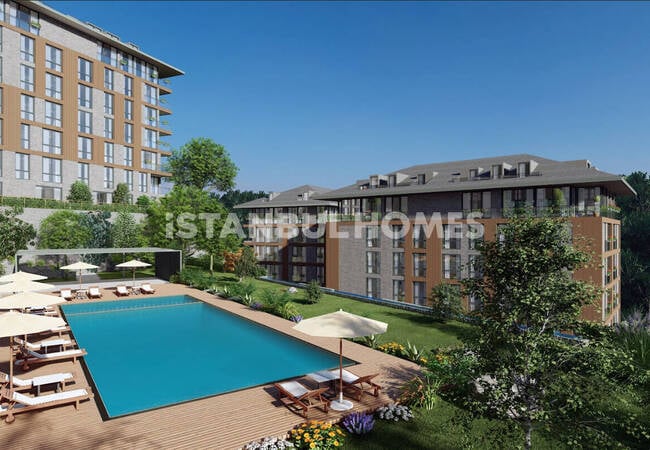 شقق أنيقة في مجمع مع مسبح في أوسكودار، إسطنبول 4