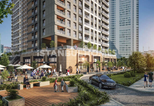 شقق مع موقف سيارات في موقع متميز في عمرانية، إسطنبول 3