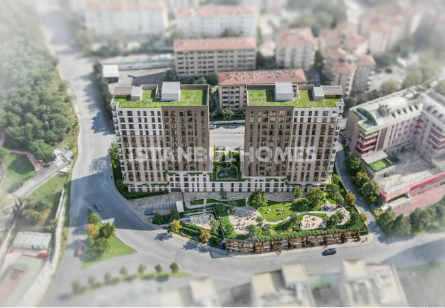 Квартиры в 200 м от метро в Стамбуле, Газиосманпаша 3