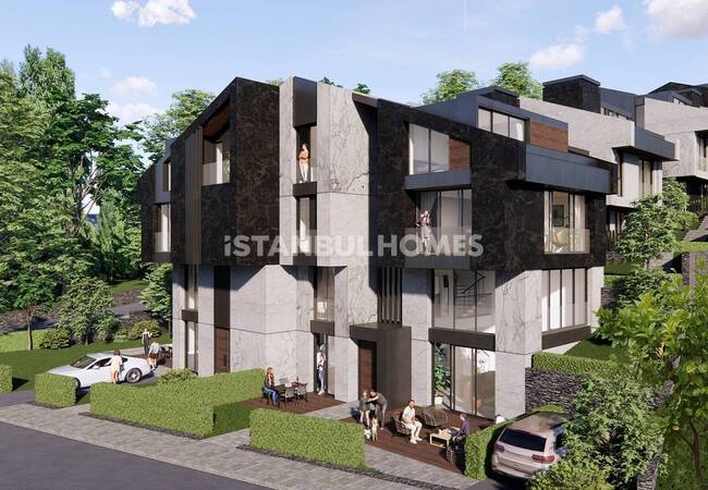 İstanbul Sarıyer'de Butik Sitede Satılık İkiz Villalar 2