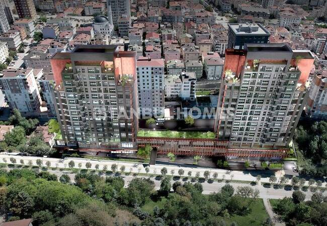 Apartments in a Complex Near Metro Station in Umraniye Istanbul 3