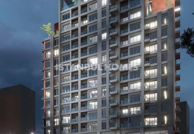 Apartments in a Complex Near Metro Station in Umraniye Istanbul 5