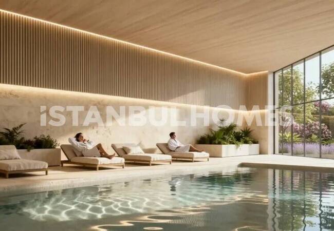 Forest-view Apartments in a Prestigious Complex in Istanbul Sariyer 7