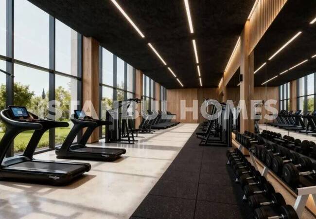 Forest-view Apartments in a Prestigious Complex in Istanbul Sariyer 8