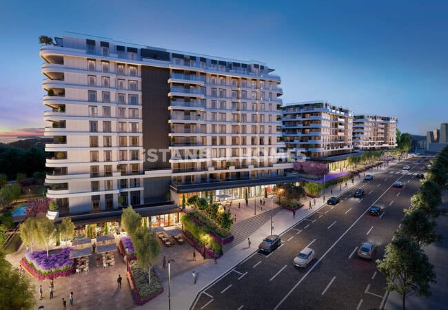 Apartments in a Complex with Pool Close to Metro in Kartal Istanbul 3