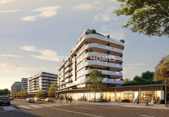 Apartments in a Complex with Pool Close to Metro in Kartal Istanbul 5