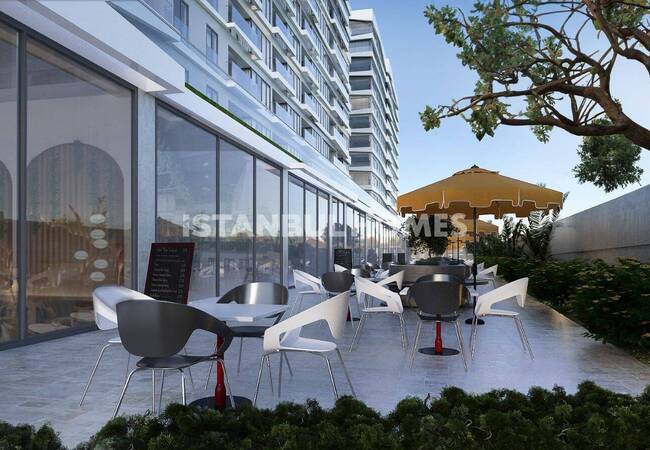 Квартиры в комплексе с бассейном в районе Багджылар, Стамбул 4