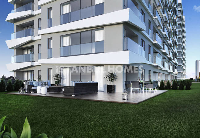 Квартиры в комплексе с бассейном в районе Багджылар, Стамбул 5