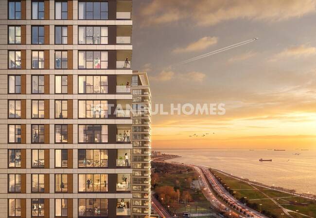 Квартиры в 200 м от морской набережной в Стамбуле, Картал 3