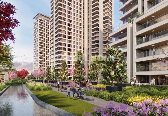 Квартиры в 200 м от морской набережной в Стамбуле, Картал 4