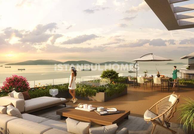 Квартиры в 200 м от морской набережной в Стамбуле, Картал 6