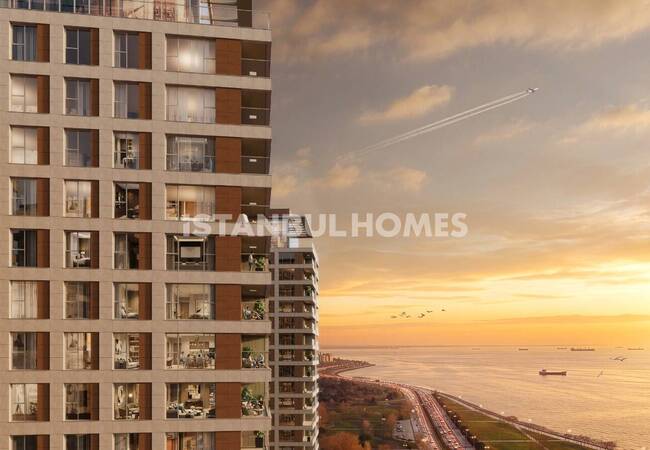 Квартиры в 200 м от морской набережной в Стамбуле, Картал 12