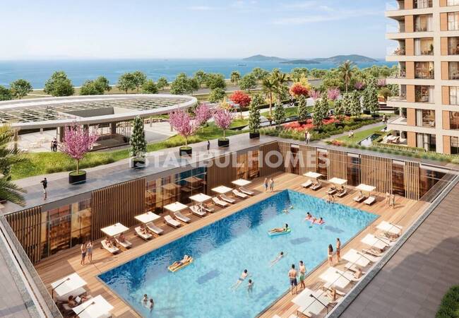 Квартиры в 200 м от морской набережной в Стамбуле, Картал 13