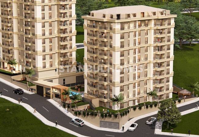 Elegant Different-sized Apartments Near the Airport in Pendik 5
