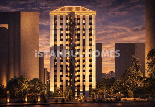 Elegant Apartments in a Project Close to Metro in Kadıkoy 1