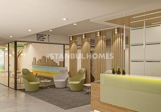 Spacious Apartments with Terraces in a Complex in Kağıthane 2