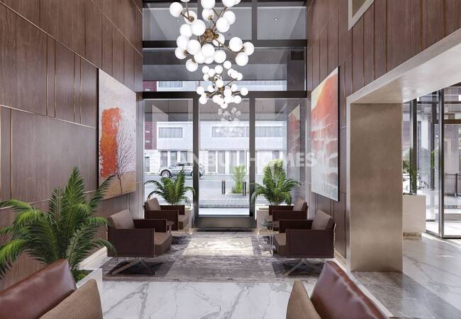 Spacious Apartments with Terraces in a Complex in Kağıthane 3