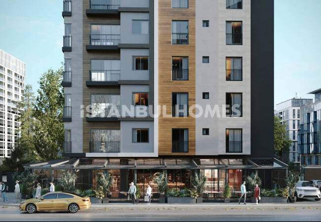 Middle Floor Apartments with Car Park in Kadikoy Istanbul 1