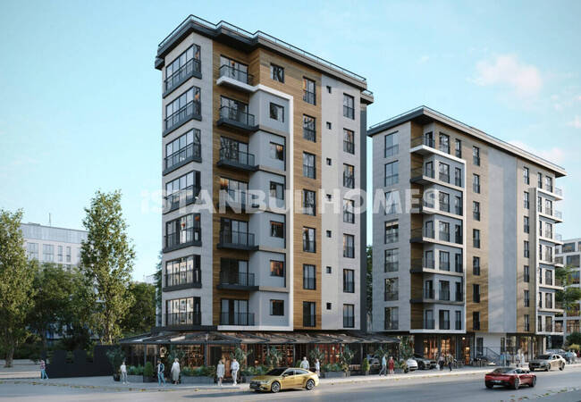 Middle Floor Apartments with Car Park in Kadikoy Istanbul