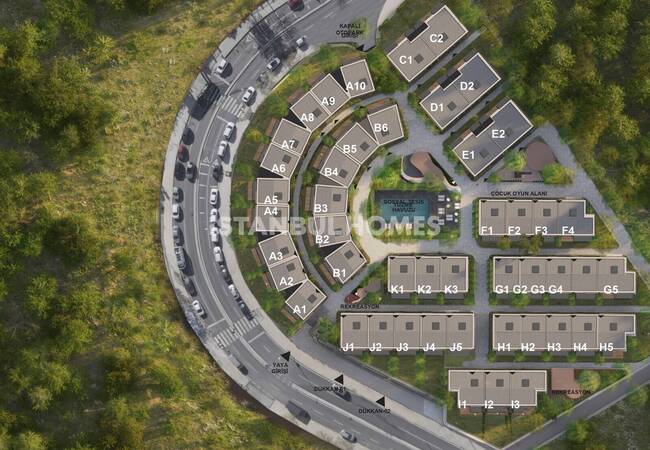 Elegant Townhouses with Nature View in Pendik İstanbul 6