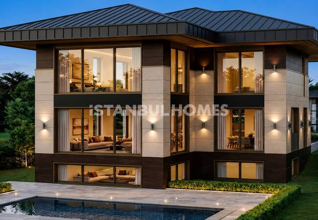 Spacious Villa for Sale with Nature View in Beykoz İstanbul 1