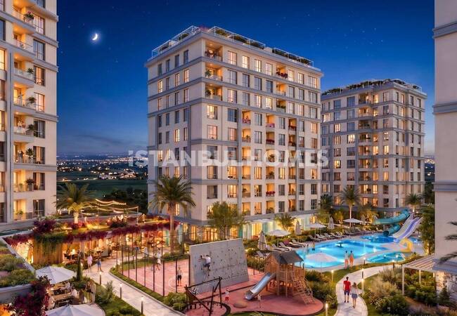 شقق مطلة على البحر ومسبح في كارتال إسطنبول 4