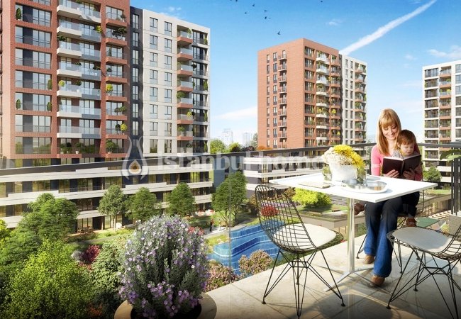 Appartements Luxueux Avec Aménagement Paysager Contemporain à Avcılar