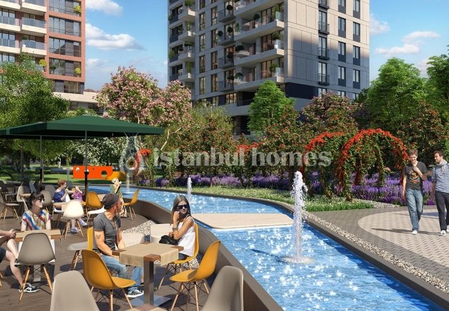 Appartements Luxueux Avec Aménagement Paysager Contemporain à Avcılar