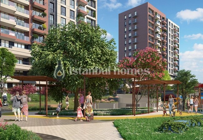 Appartements Luxueux Avec Aménagement Paysager Contemporain à Avcılar