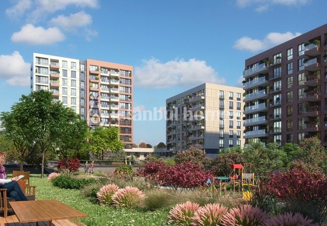 Appartements Luxueux Avec Aménagement Paysager Contemporain à Avcılar