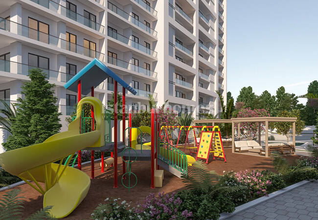 شقق استثمارية مع مسبحين في اسنيورت اسطنبول 7